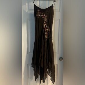 Laundry by Shelli Segal dress. Size 10 Dark brown color. Handkerchiefs style